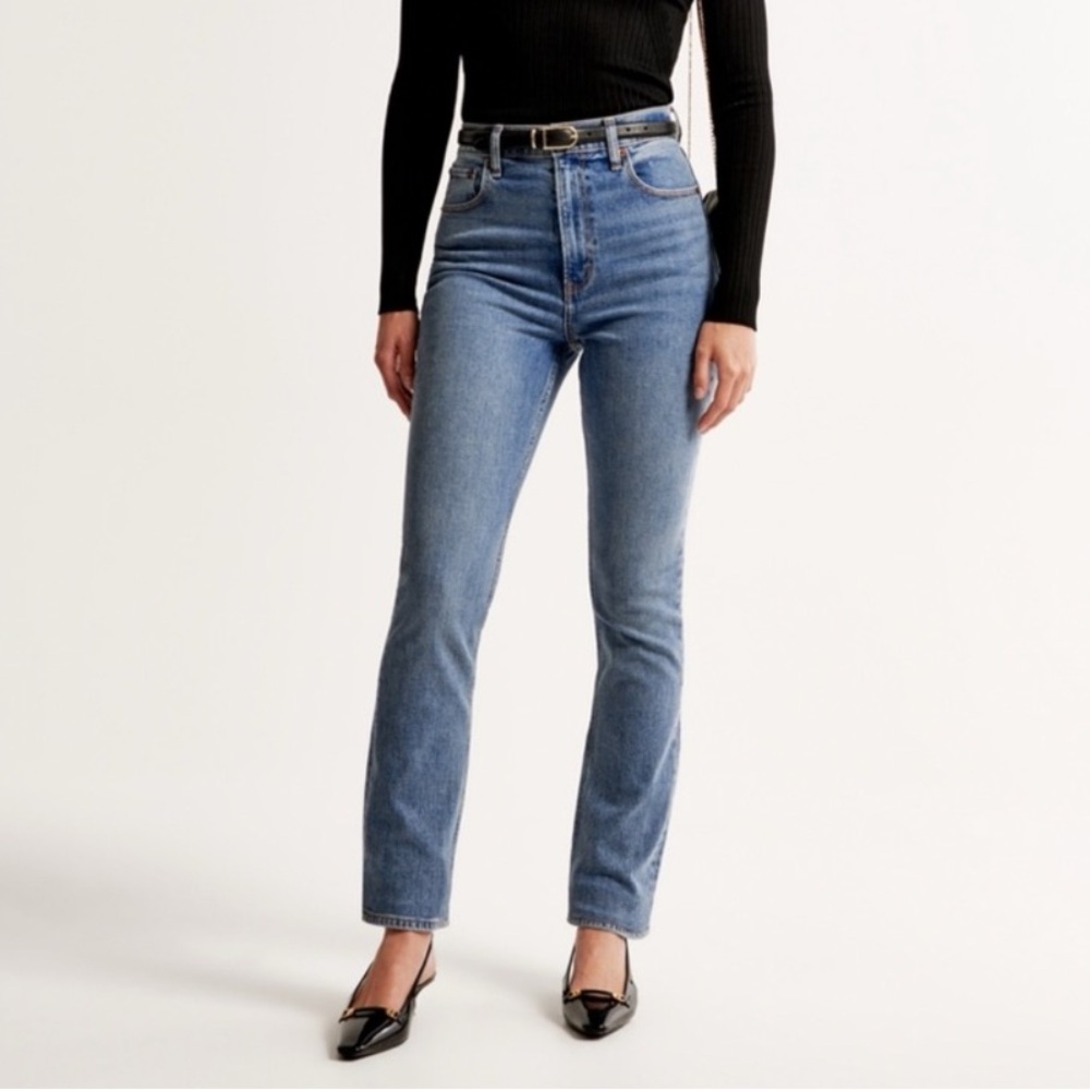 Curve love The 90’s Slim Straight Ultra High Rise jeans